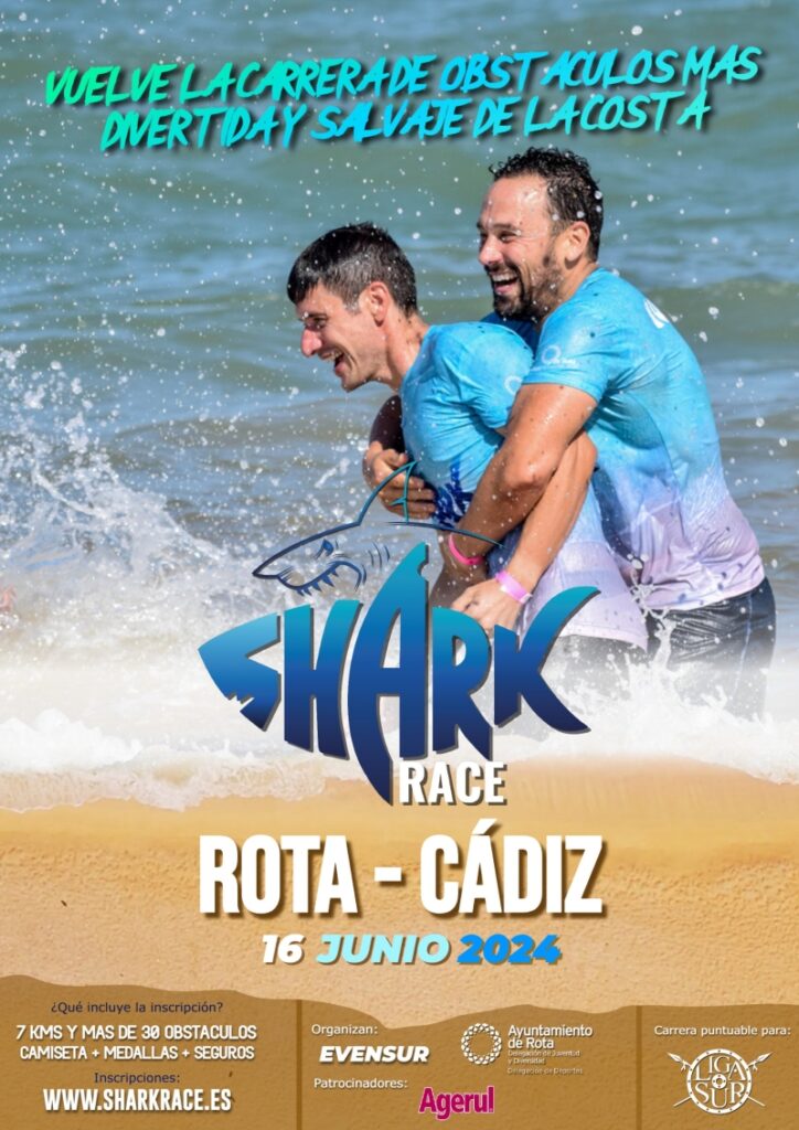 El 16 de junio, la localidad de Rota, en Cádiz, se convertirá en el epicentro de la emoción deportiva con la segunda edición de Shark Race.