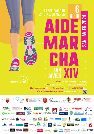 La Aidemarcha, la carrera solidaria en apoyo a Aidemar, se prepara para su decimocuarta edición, que se llevará a cabo el próximo 6 de julio.