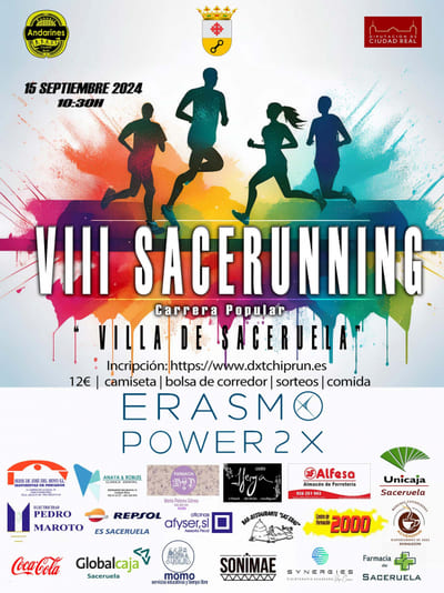 El próximo domingo 15 de septiembre, Saceruela, Ciudad Real, se prepara para acoger la VIII Carrera Popular Villa de Saceruela.