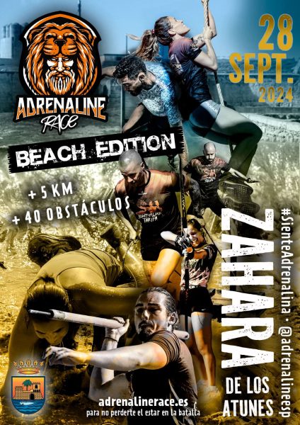 El próximo sábado 28 de septiembre, Zahara de los Atunes, en la provincia de Cádiz, se convertirá en el escenario de la Adrenaline Race