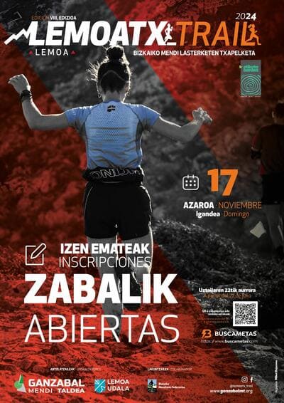 El próximo domingo 17 de noviembre de 2024, el municipio de Lemoa, en Vizcaya, será el escenario de la VIII edición del Lemoatx Trail.