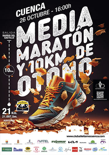 Cuenca se prepara para recibir a corredores de toda España en la XII Media Maratón de Cuenca, o, “Gran Premio de Otoño Ciudad de Cuenca.