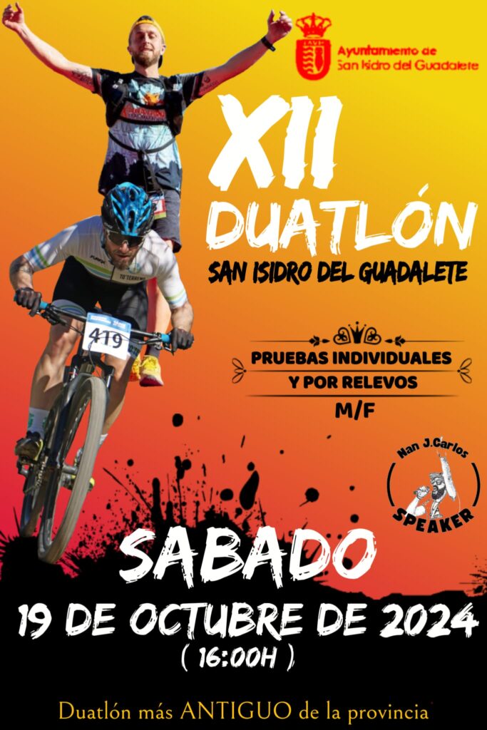 El XII Duatlón Cross San Isidro del Guadalete regresa el sábado 19 de octubre de 2024 a las 16:30 en Cádiz.