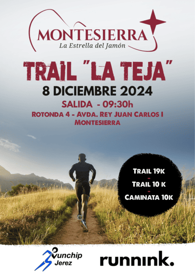 El próximo 8 de diciembre de 2024, Jerez de la Frontera acogerá la III edición del Montesierra Trail La Teja