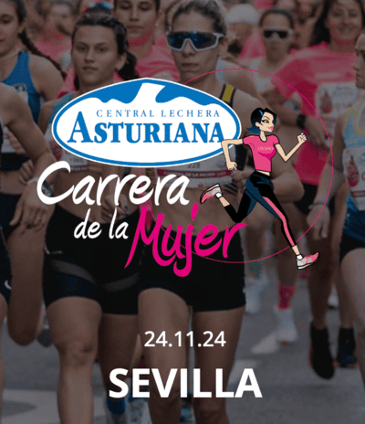 El próximo 24 de noviembre de 2024, Sevilla será el escenario final del circuito nacional de la Carrera de la Mujer Central Lechera Asturiana,