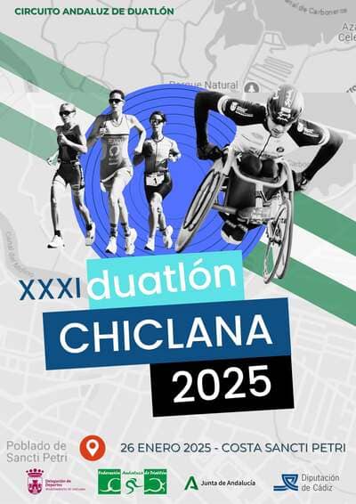 El próximo 26 de enero, Chiclana será el escenario del XXXI Duatlón Ciudad de Chiclana, en un circuito de 26.5 kilómetros.