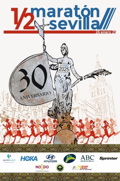 El próximo domingo 26 de enero, Sevilla será el epicentro del atletismo con la celebración de la XXX edición del Medio Maratón de Sevilla