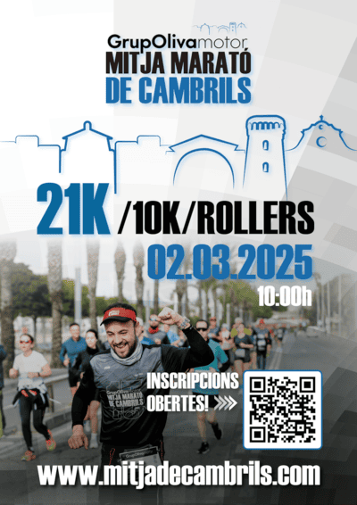 La Mitja Marató de Cambrils, una de las carreras más emblemáticas de Tarragona, celebrará su 16ª edición el domingo 2 de marzo.