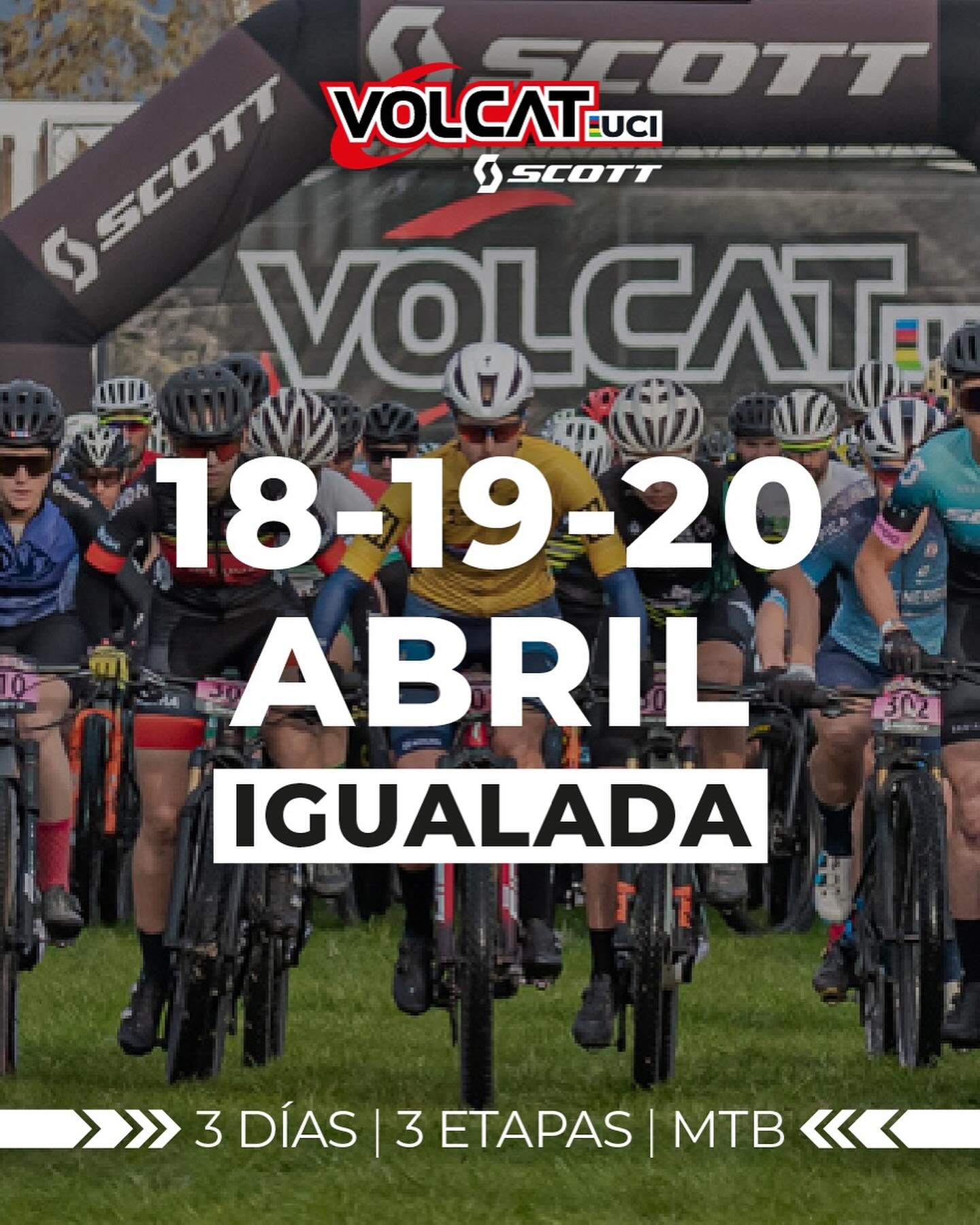 La VolCAT Igualada BTT 2025 regresa del 18 al 20 de abril para ofrecer tres días de mountain bike de alto nivel en Igualada.