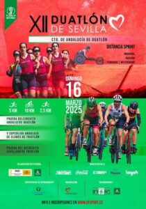 El próximo domingo 16 de marzo, Sevilla será el epicentro del duatlón andaluz con la celebración de la XII edición del Duatlón de Sevilla.