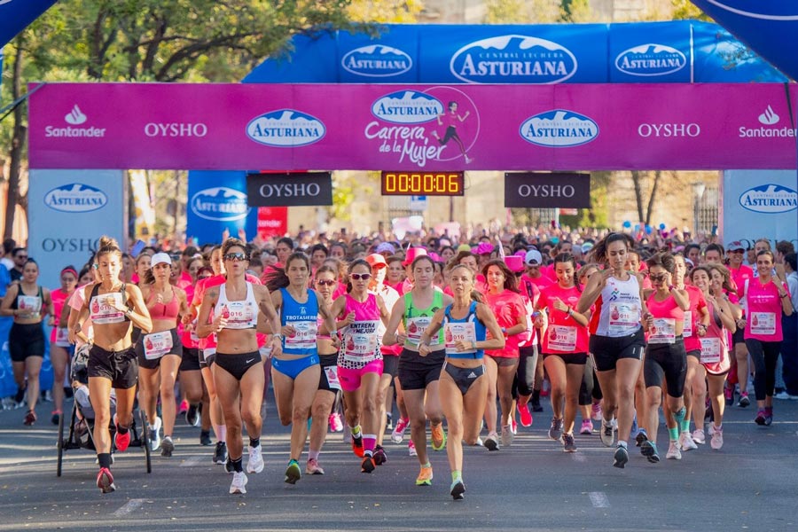 desde la Calle de La Rábida, arrancará una nueva edición —¡y van 18!— de la Carrera de la Mujer Central Lechera Asturiana Sevilla.