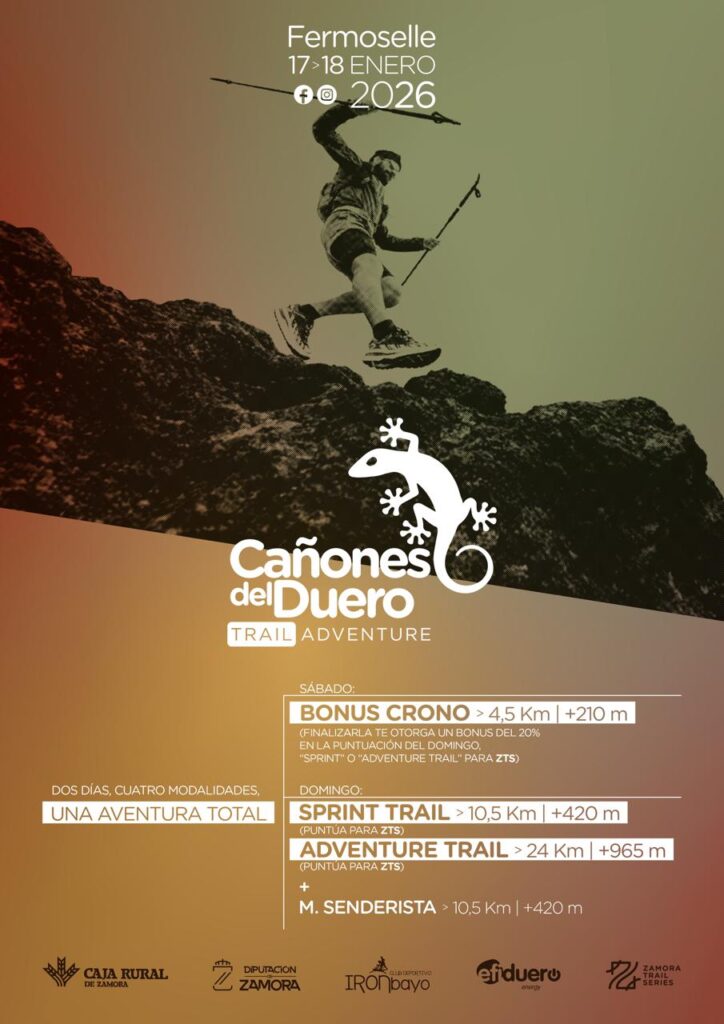 Fermoselle se prepara para recibir a los amantes del trail running con una cita imperdible: la Cañones del Duero Trail 2026.